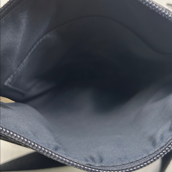 Coach Dark Blue Snakeskin Print Leather Detachable Strap Crossbody Bag Purse 🌺🌺 - Picture 7 of 10